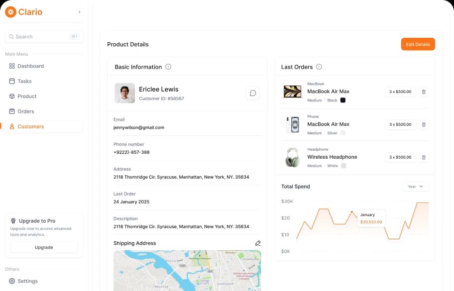 Lead enrichment and qualification automation interface