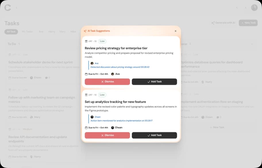 Ticket and inbox triage automation interface