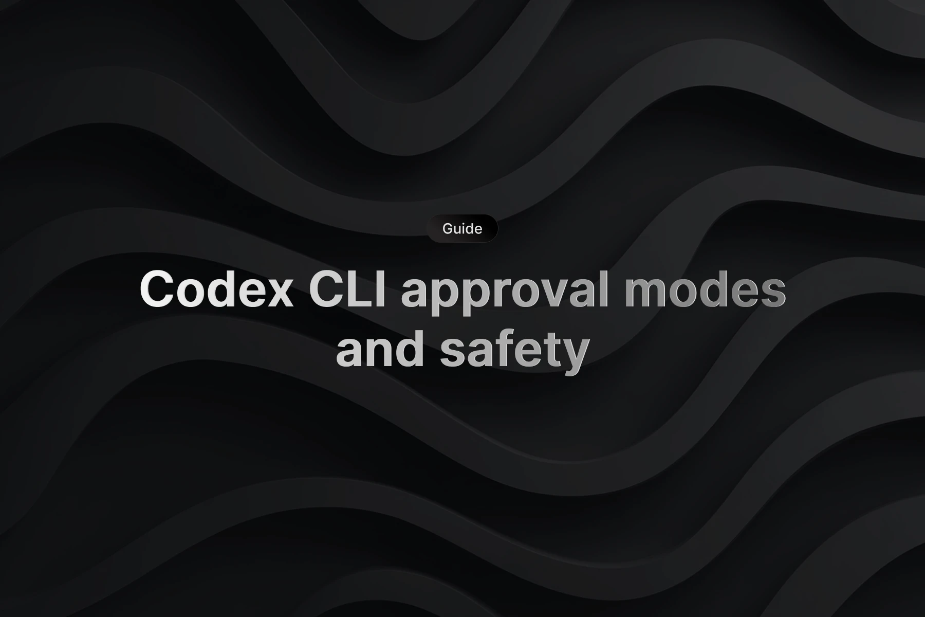 Terminal screenshot showing Codex CLI approval modes in action