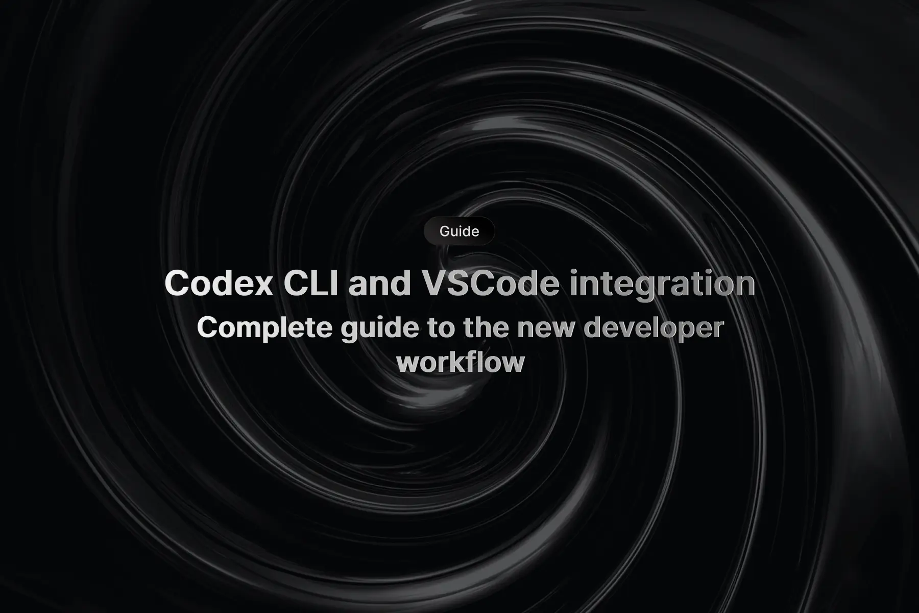 Terminal and VSCode side by side showing Codex CLI commands and inline editor actions for a real project