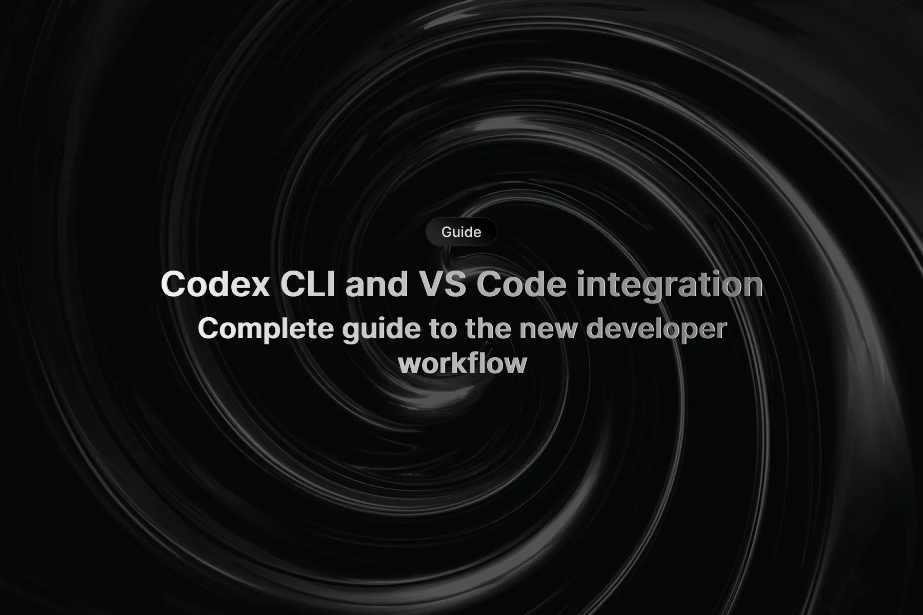 Terminal and VS Code side by side showing Codex CLI commands and inline editor actions for a real project