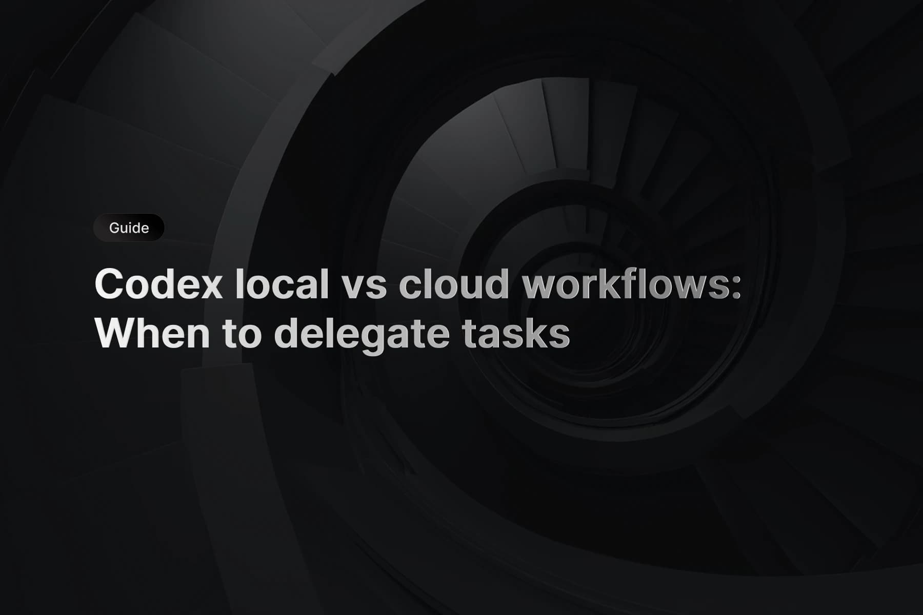 Diagram showing Codex local terminal and Codex cloud server working together