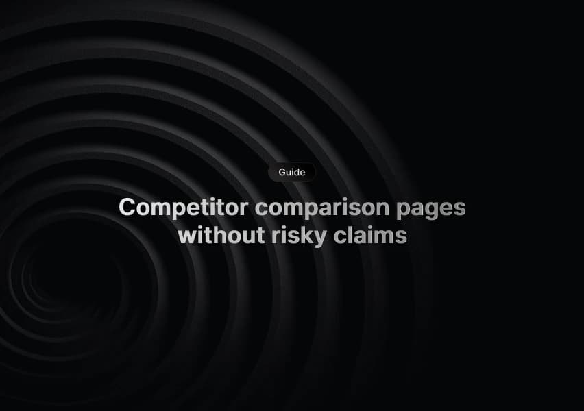 Comparison table with footnotes and evidence markers