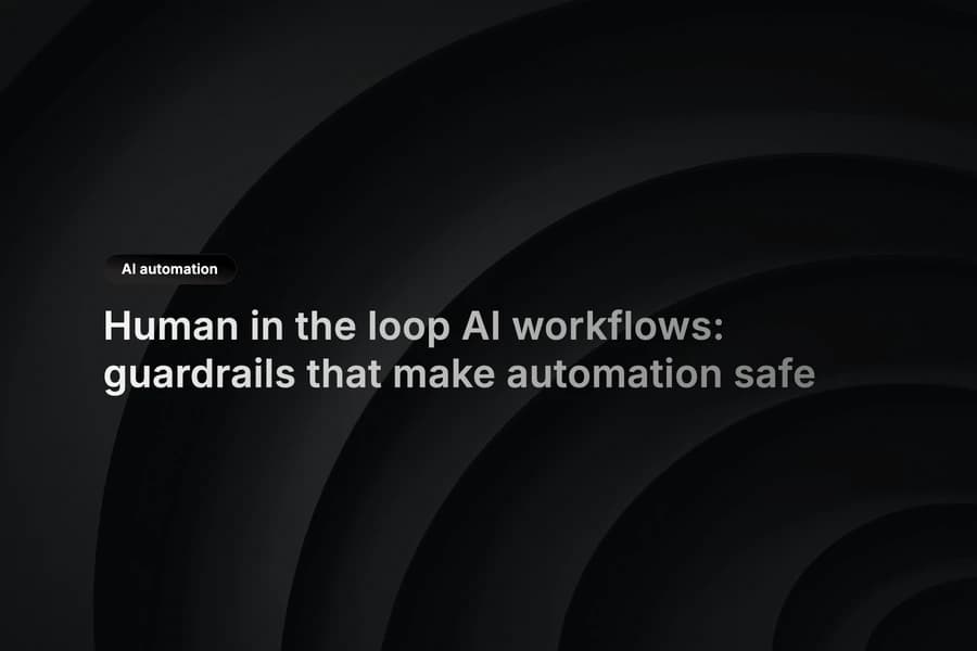 AI workflow with review gates and human approval checkpoints