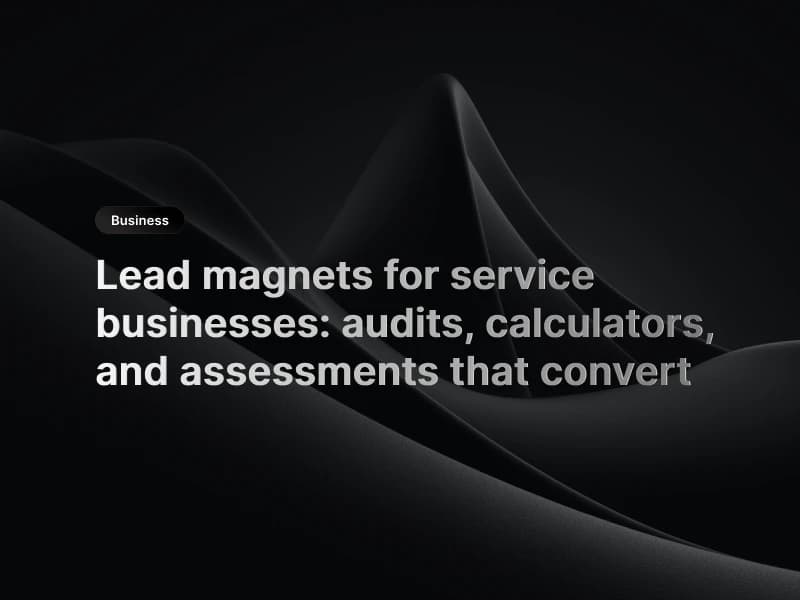 Abstract shapes suggesting a funnel and qualified lead flow