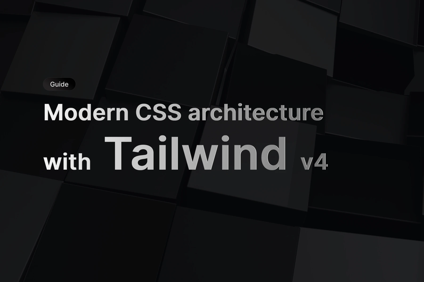 Modern CSS architecture diagram showing Tailwind utility classes and component composition