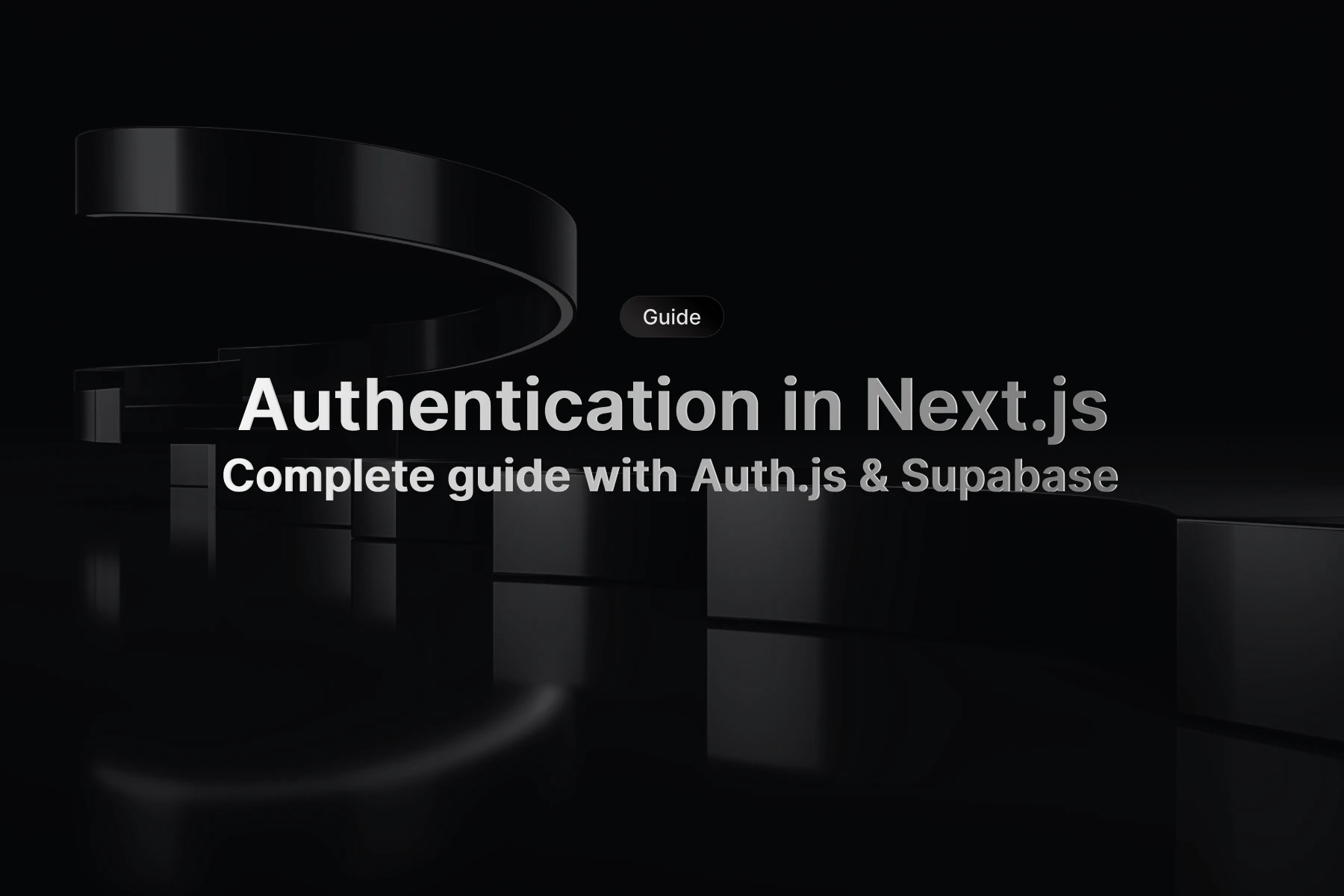 Next.js authentication dashboard showing Auth.js and Supabase login flows with security features and user management interface