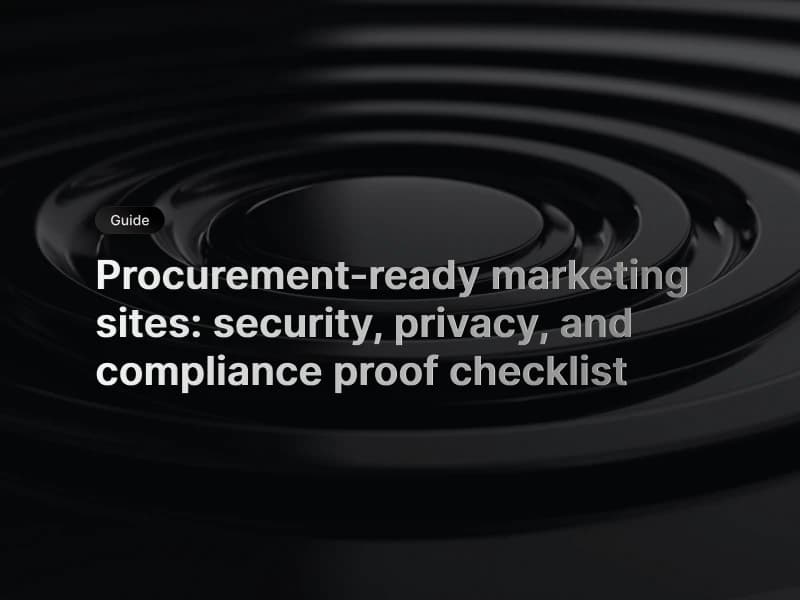 Abstract shield and checklist representing procurement readiness