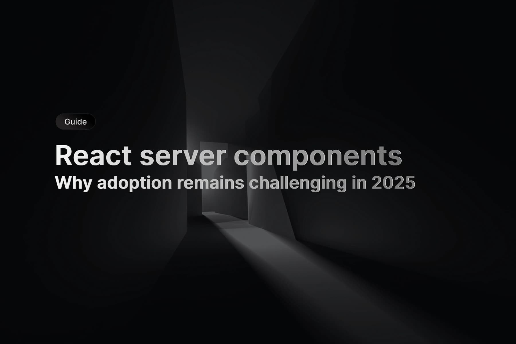 React Server Components architecture diagram showing client-server separation with Next.js 15 and React 19 implementation patterns