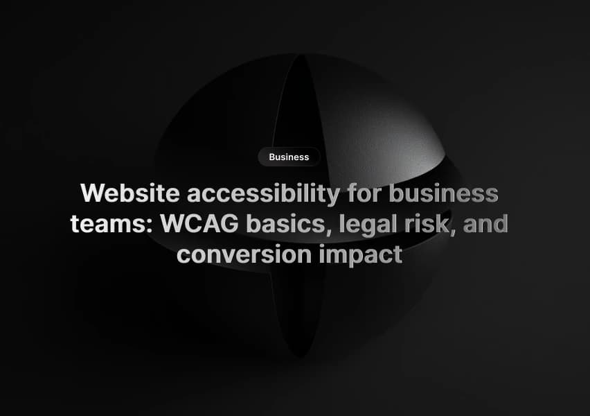Accessible website checklist with WCAG references