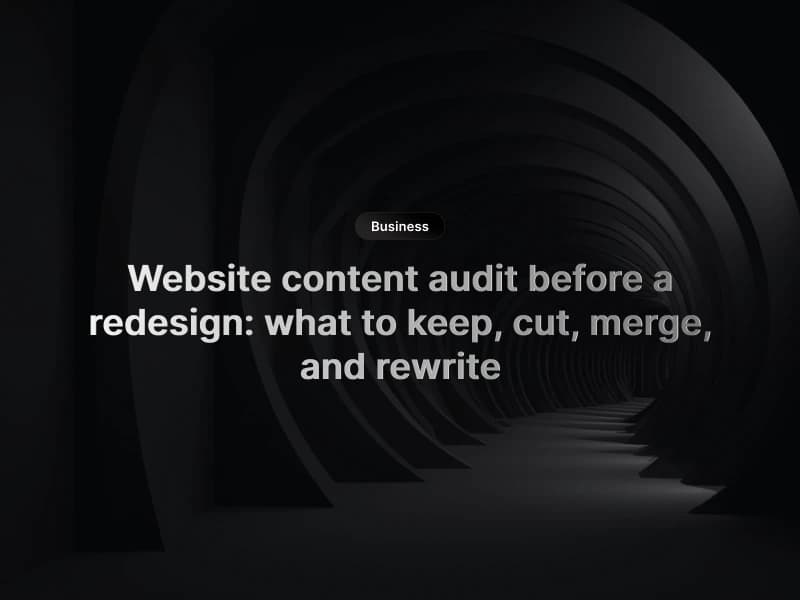Abstract grid representing a content inventory and audit decisions