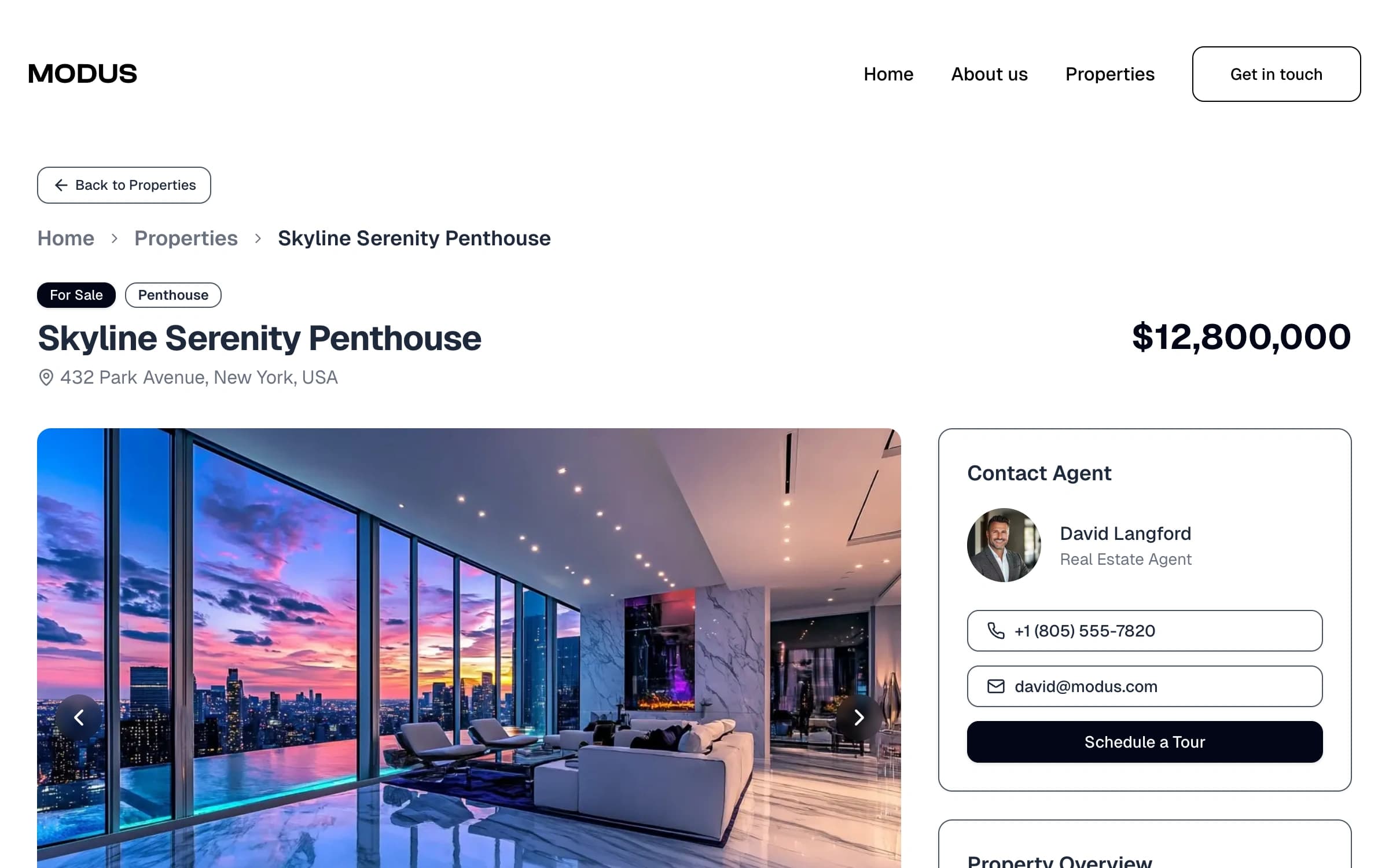 Modus – Digital experience for premium real estate development process: Information architecture visualization