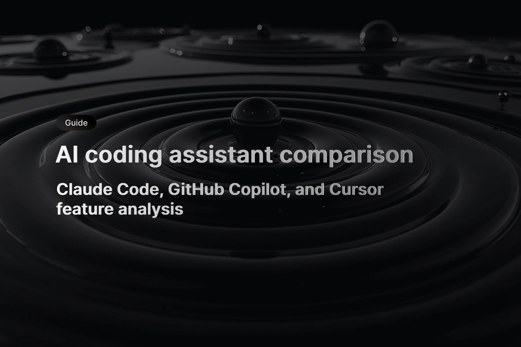 Side-by-side comparison of Claude Code, GitHub Copilot, and Cursor AI coding assistant interfaces showing feature capabilities and workflow integration