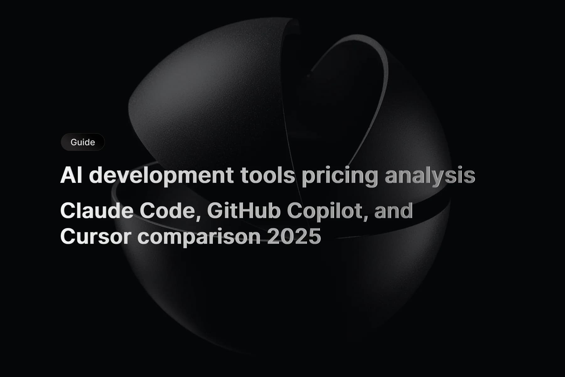 AI development tools pricing comparison chart showing GitHub Copilot, Claude Code, and Cursor costs with productivity metrics and user experience data