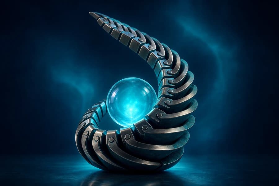 Flexible segmented technology spine protecting a stable luminous application core