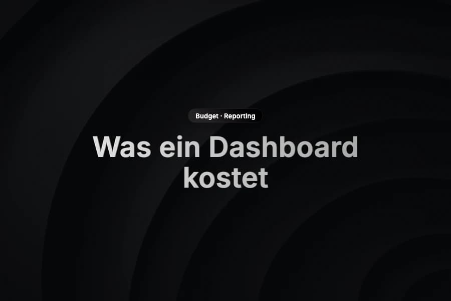 KPI-Dashboard neben Budgetplanung und Projektphasen für ein Reporting-Projekt