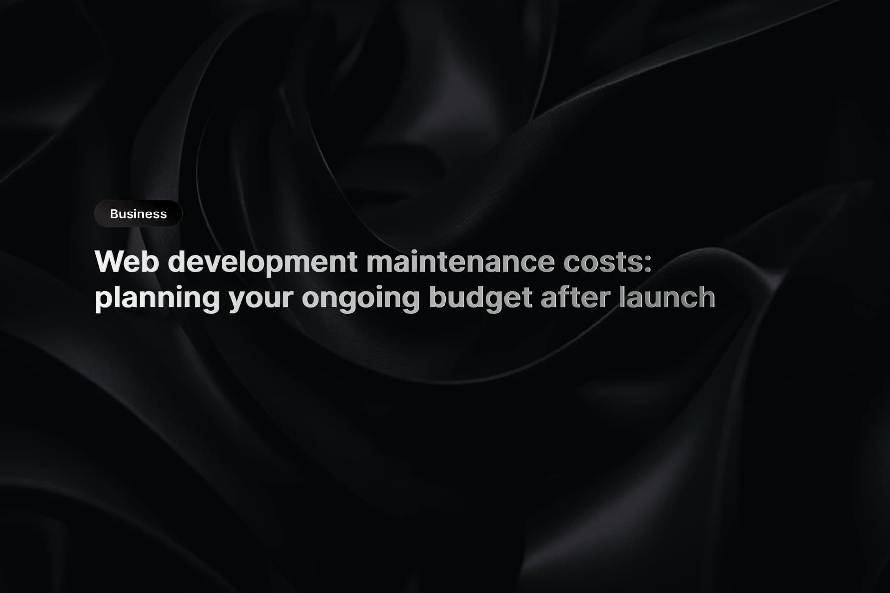 Business owner reviewing website maintenance budget charts and calendar milestones on a laptop