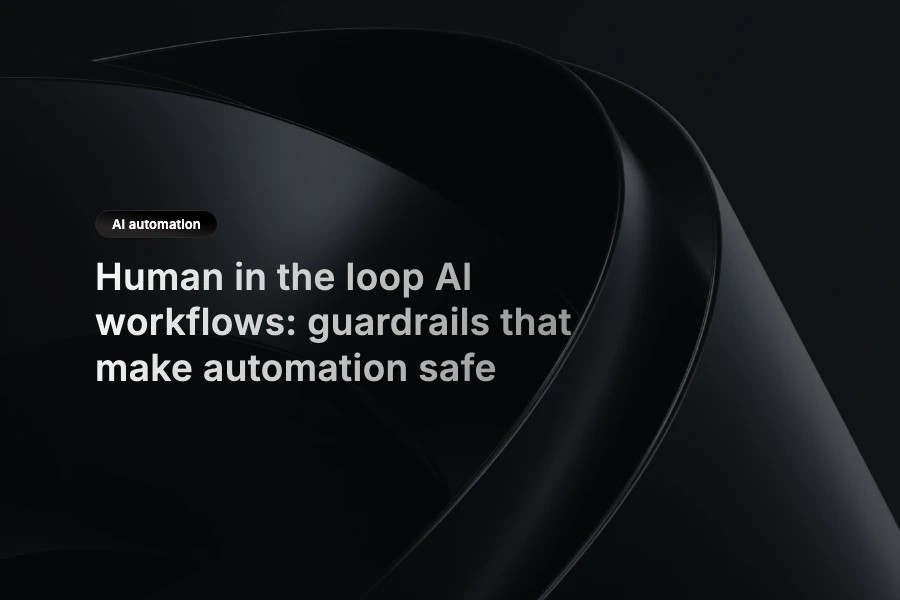 Human in the loop AI workflows: practical guardrails for...